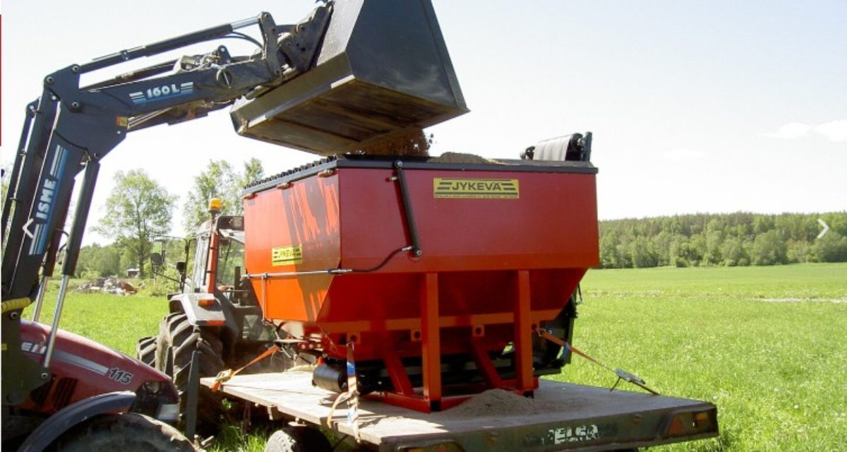 NYHET! Utlegger for sand og singel.